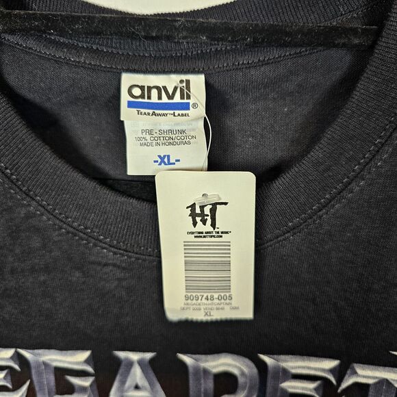 Y2K Vintage Megadeth Vic Rattlehead General Shirt Metal Band Tee Mens XL NWT - Picture 3 of 7